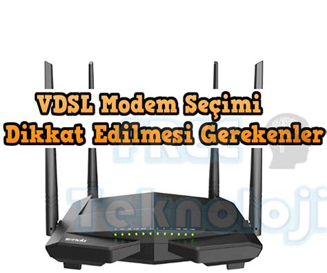 Bedava internet için modem seçimi